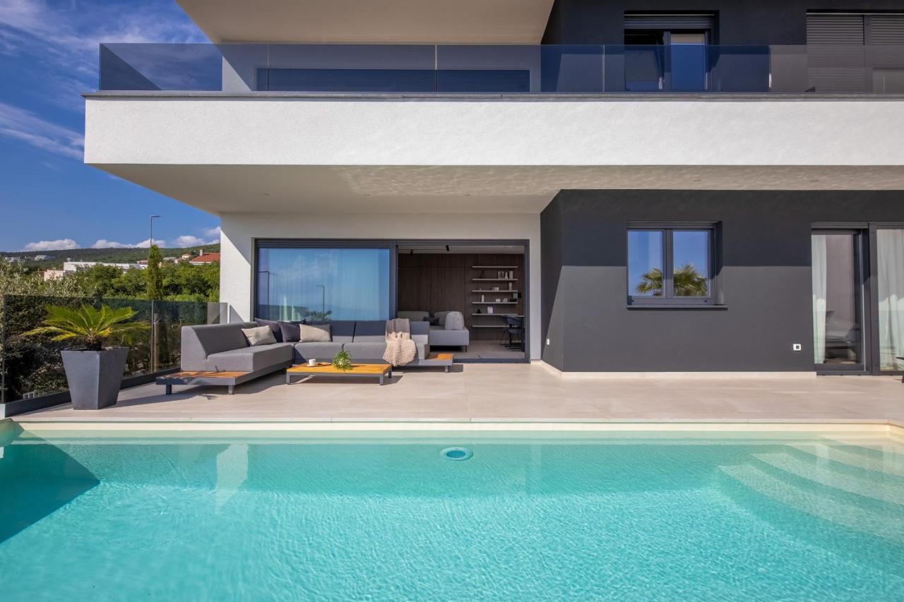Villa Ameli Apartment With Swimming Pool Rijeka Eksteriør bilde